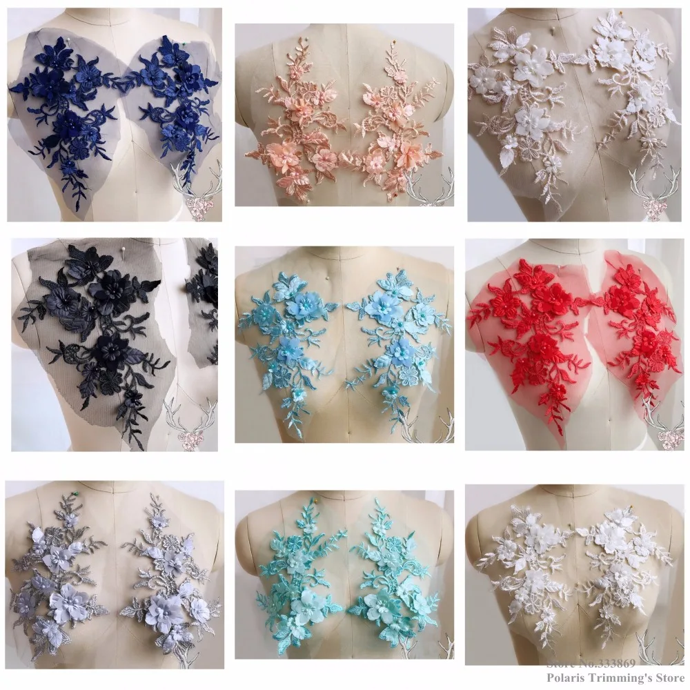 Новинка блестящие (красный кремовый серый темно синий черный +) вышитые бисером