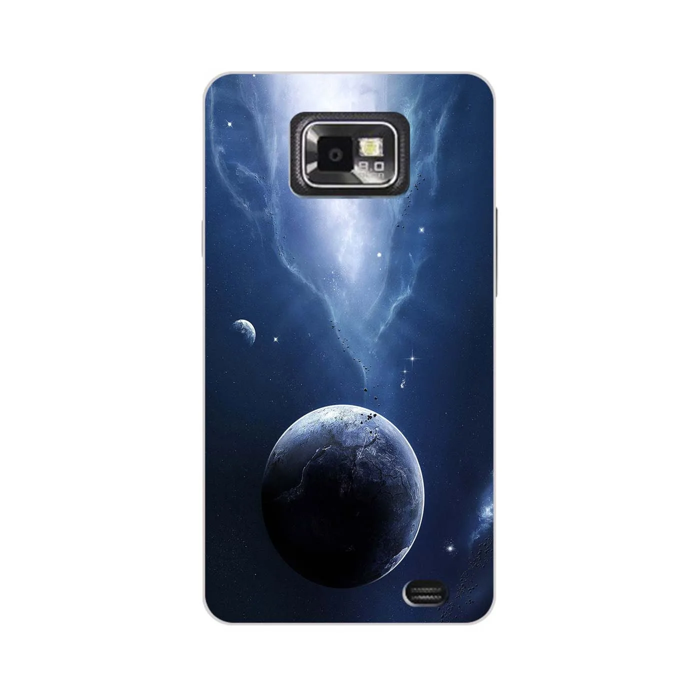 A59 Мягкий силиконовый чехол для телефона samsung Galaxy S2 i9100 S2plus i9105 чехол Чехол с принтом розы чехол для задней панели телефона - Цвет: A59