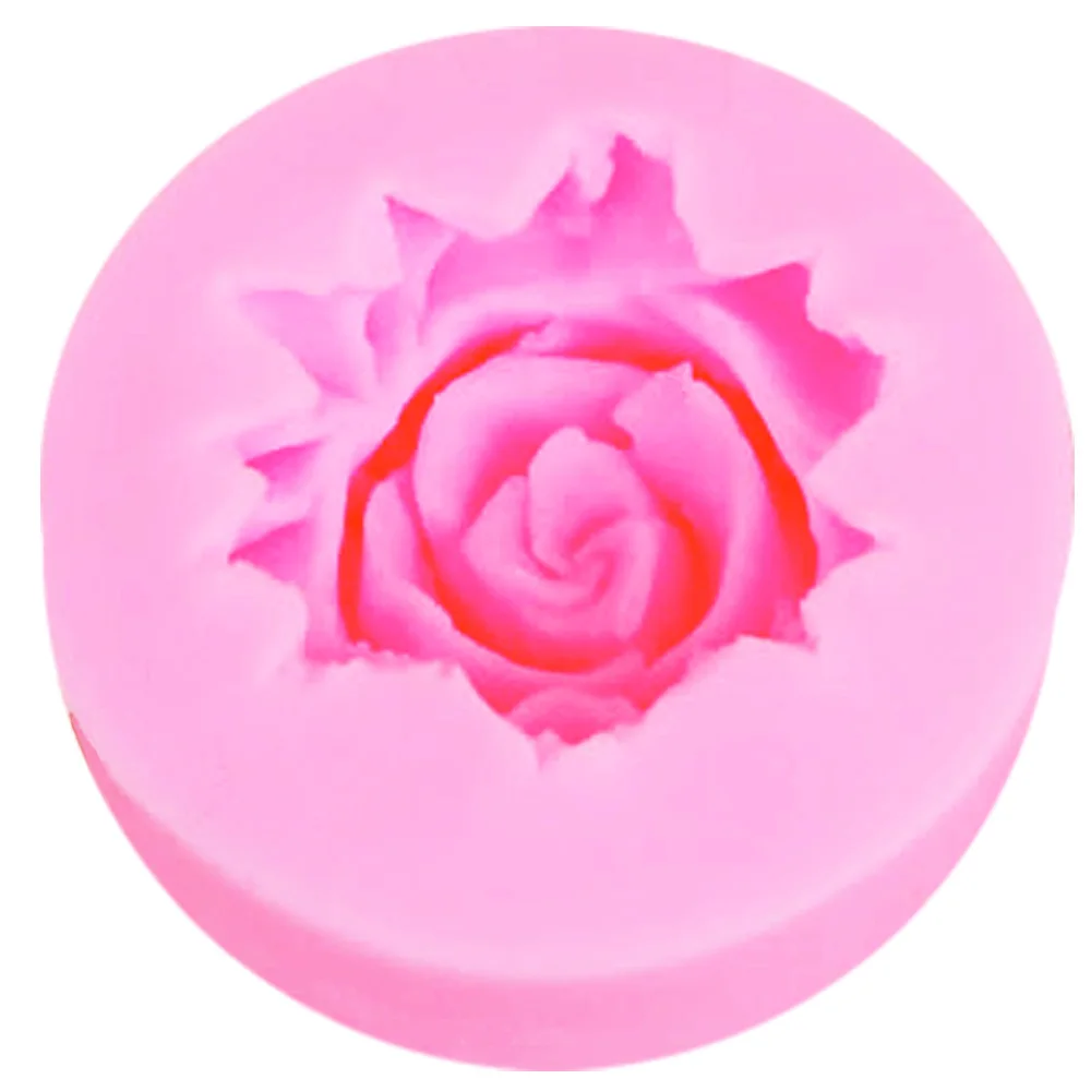 УФ Смола ювелирные изделия силиконовые формы мини розы Цветы Подвески кулон для