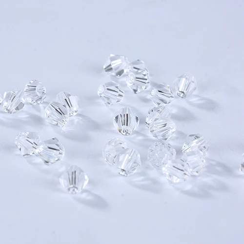 Фото Опт 1000 шт. 2 мм двухконусные Австрийские кристаллы граненые стеклянные бусины