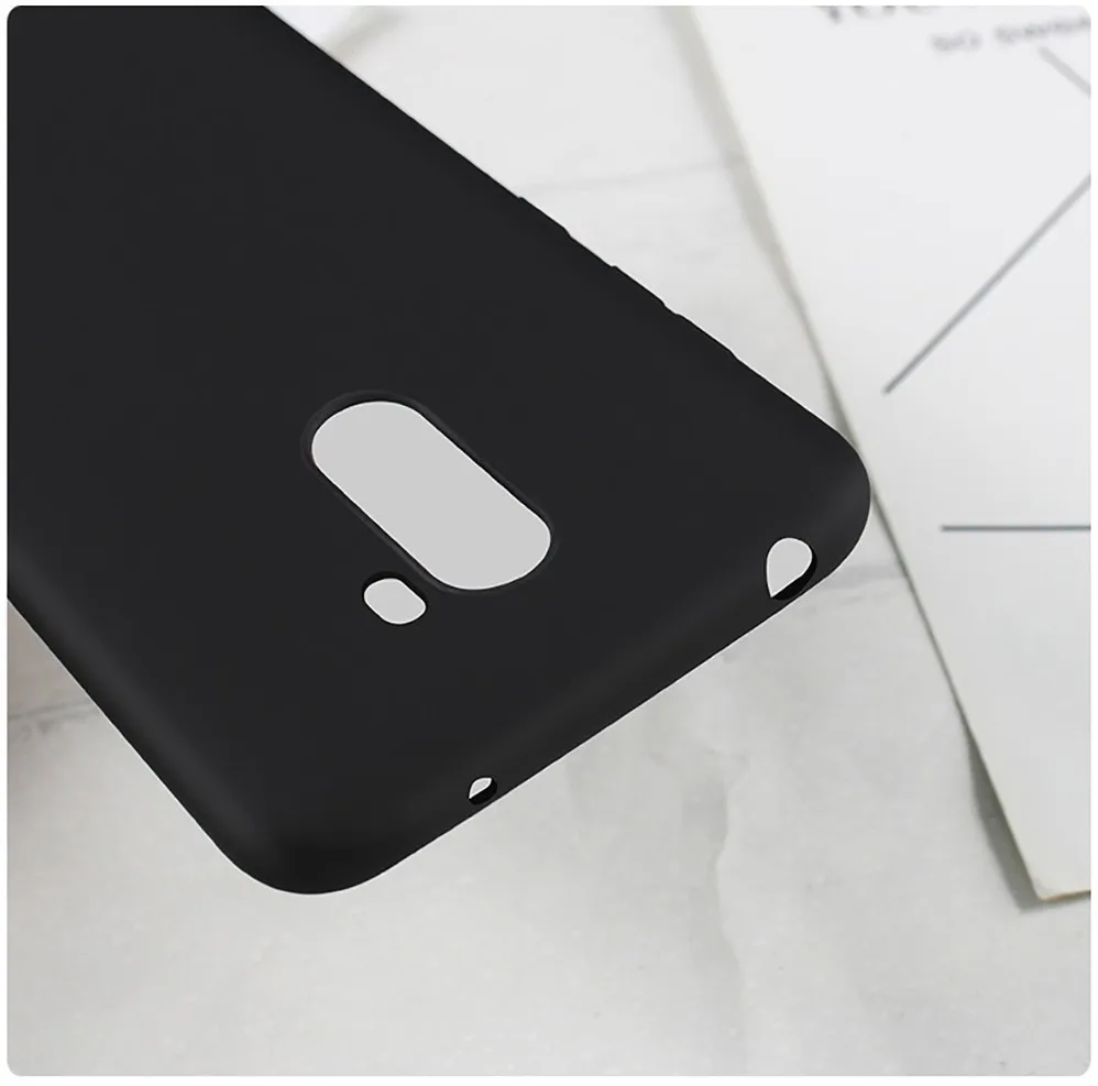 ПОКО F1 ТПУ силиконовый чехол для Xiaomi Pocophone матовый черный назад случаи рука