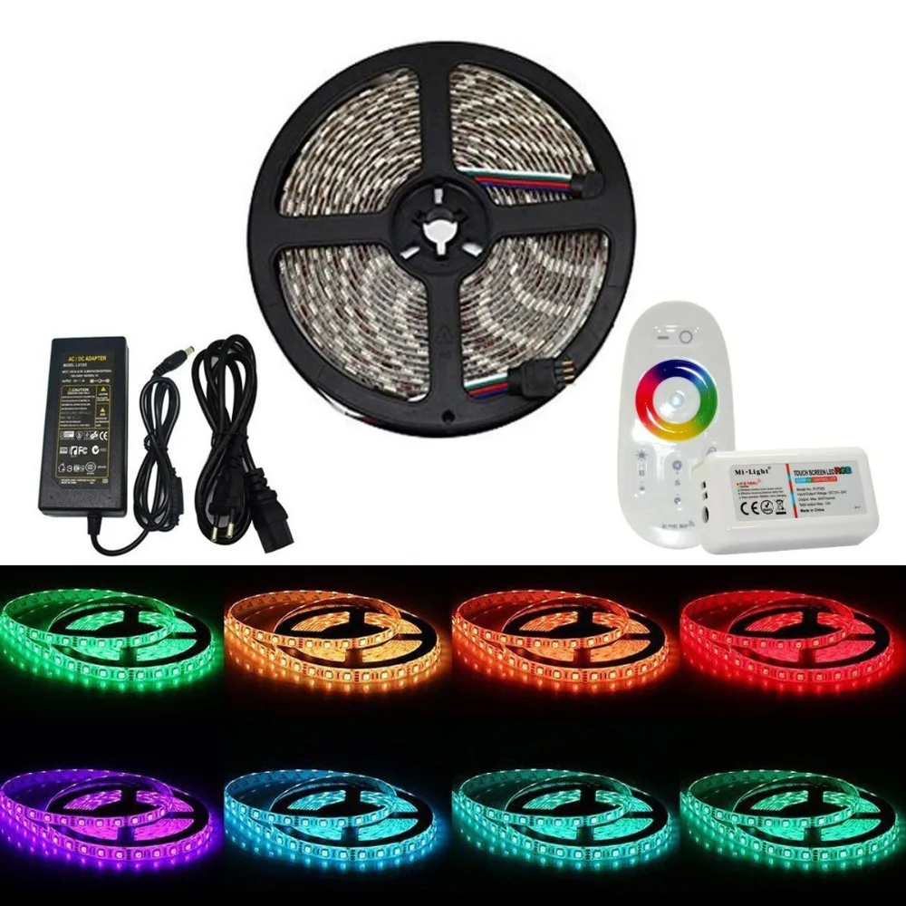 Комплект RGB светодиодной ленты 5050 SMD светильник постоянного тока 12 В 60