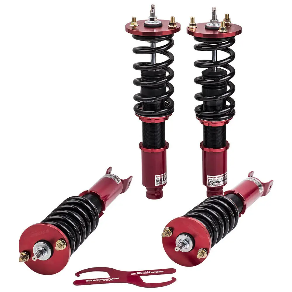 

Full Coilover Shocks Absorber Adj Height for Honda Accord 8th Gen 2008-2012 Coilovers Struts Shocks Front Rear