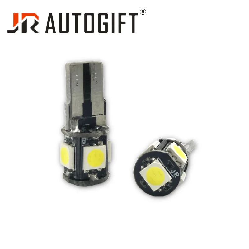 10 шт. CANBUS T10 5 SMD 5050 безошибочный Автомобильный светодиодный фонарь 194 168 W5W