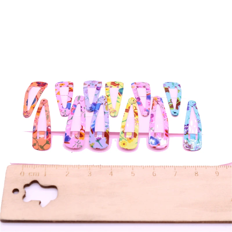 Модные аксессуары для волос девочек 48 шт./лот заколка с цветами Мини бантом