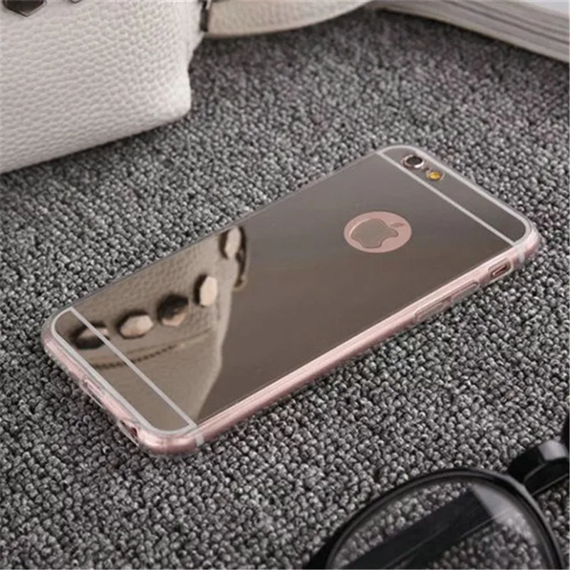 Лидер продаж! Зеркальный чехол для задней панели телефона с покрытием iPhone 5S 5 SE / 6