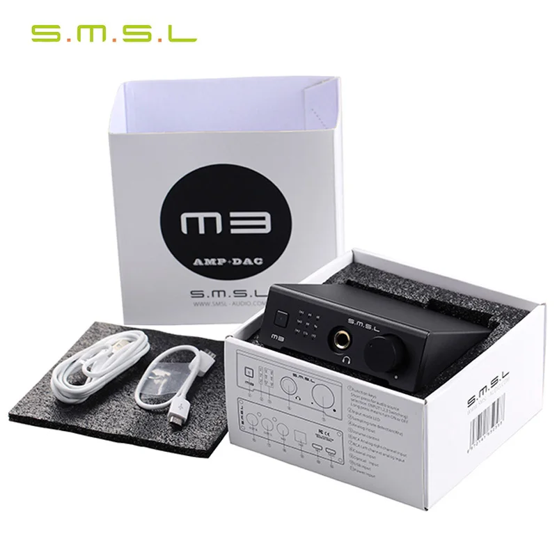 

SMSL M3 USB/Optical fiber/ Coaxial Function Hi-Fi Audio Decoder All-in-one Amp