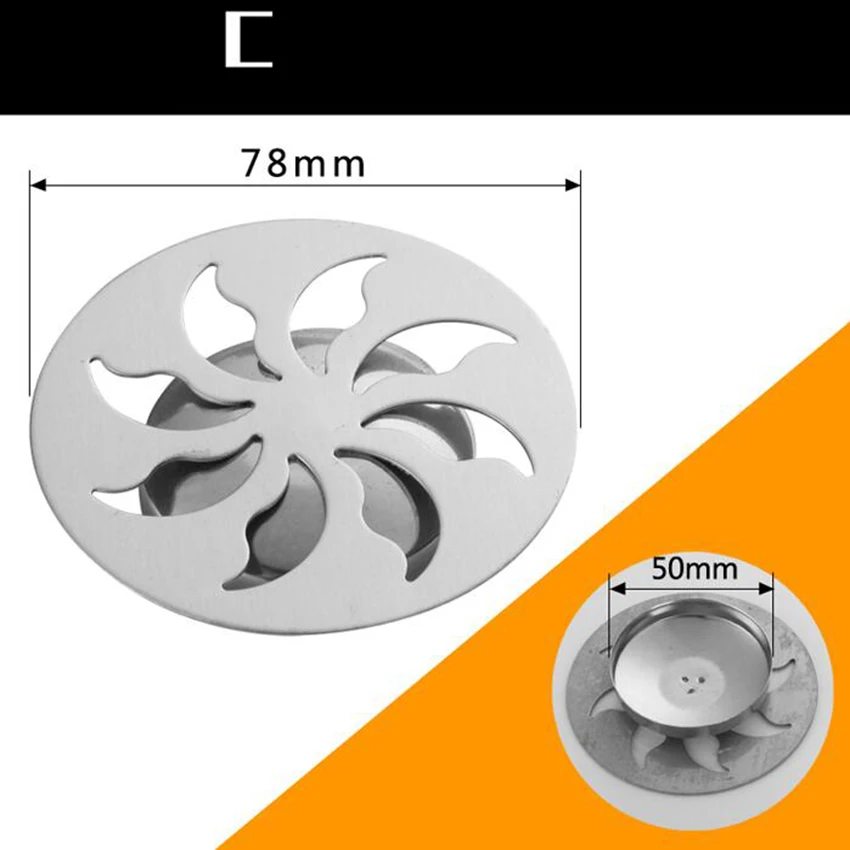 Нержавеющая сталь фильтр пробка для кухонной раковины отходов Plug Раковина