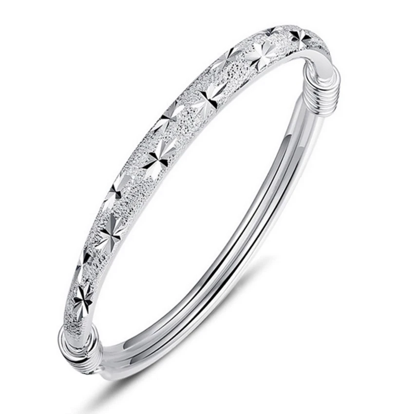 Женский браслет из серебра 925 пробы со звездами|bangles fashion|fashion bangleretro bangles |