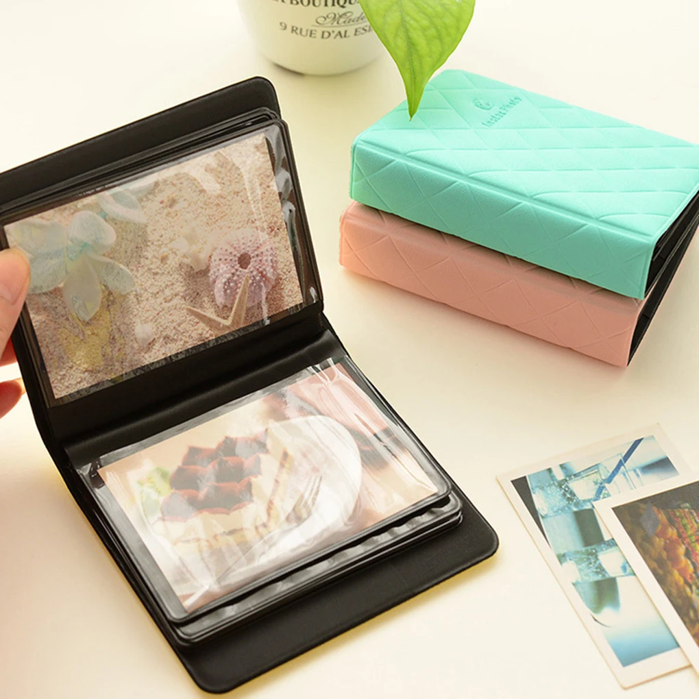 Стандартный 3 дюймов Polaroid Альбом с фотографиями ромбовидный узор чехол кошелек