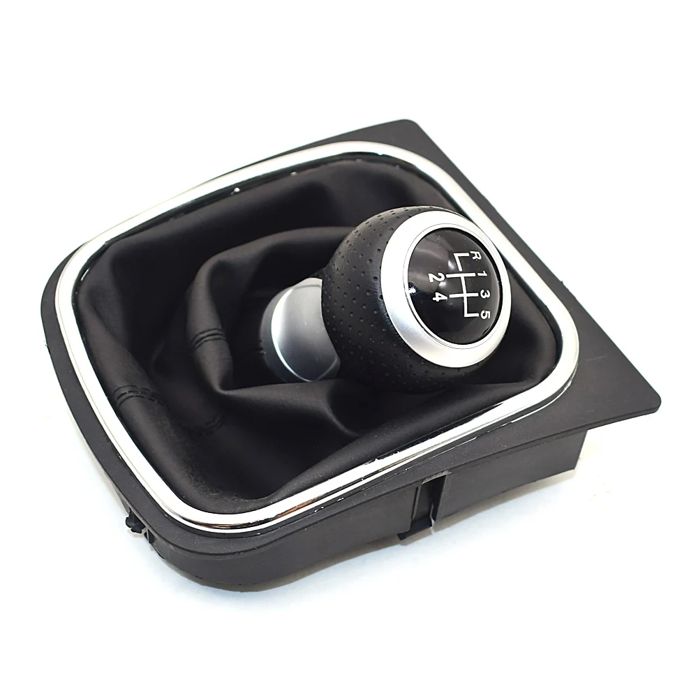 5-Speed--Y 5/6 Скорость рукоятка для рычага переключения передач наконечник кия гандбол воротник загрузки крышка чехол для Volkswagen VW Golf 6 MK6/Jetta(Фольксваген Джетта) MK5 Характеристическая вязкость полимера - Название цвета: 5-Speed--Y