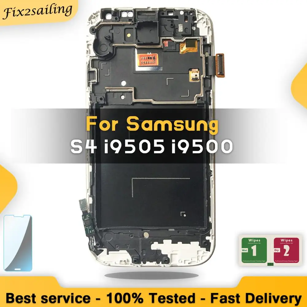 Супер ЖК дисплей для Samsung Galaxy S4 i9505 i9500 i337 экран Замена протестированная Рабочая