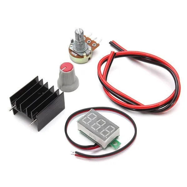 DIY Kit LM317 регулируется Напряжение понижающий Питание suite Модуль Бесплатная