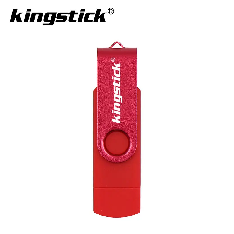 red Реальная емкость OTG флеш-накопитель Usb 4 ГБ 8 ГБ USB флеш-накопитель 16 ГБ 32 ГБ 64 Гб 128 ГБ флеш-накопитель usb карта памяти в подарок - Цвет: red