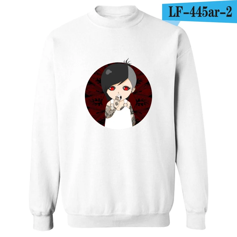 white Luckyfridayf Токио вурдалак harajuku Толстовка Для мужчин хип-хоп в мода плюс Для мужчин S Толстовки и свитшоты streetswear xxs 4xl - Цвет: white