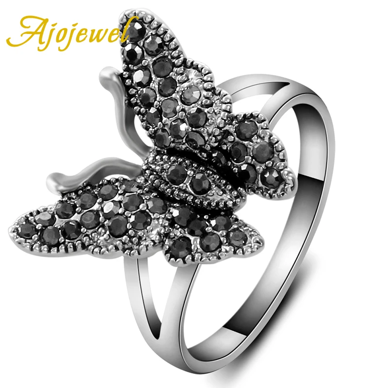 Женское кольцо в стиле Стразы с летающей бабочкой|butterfly ring|brand ringring brand |