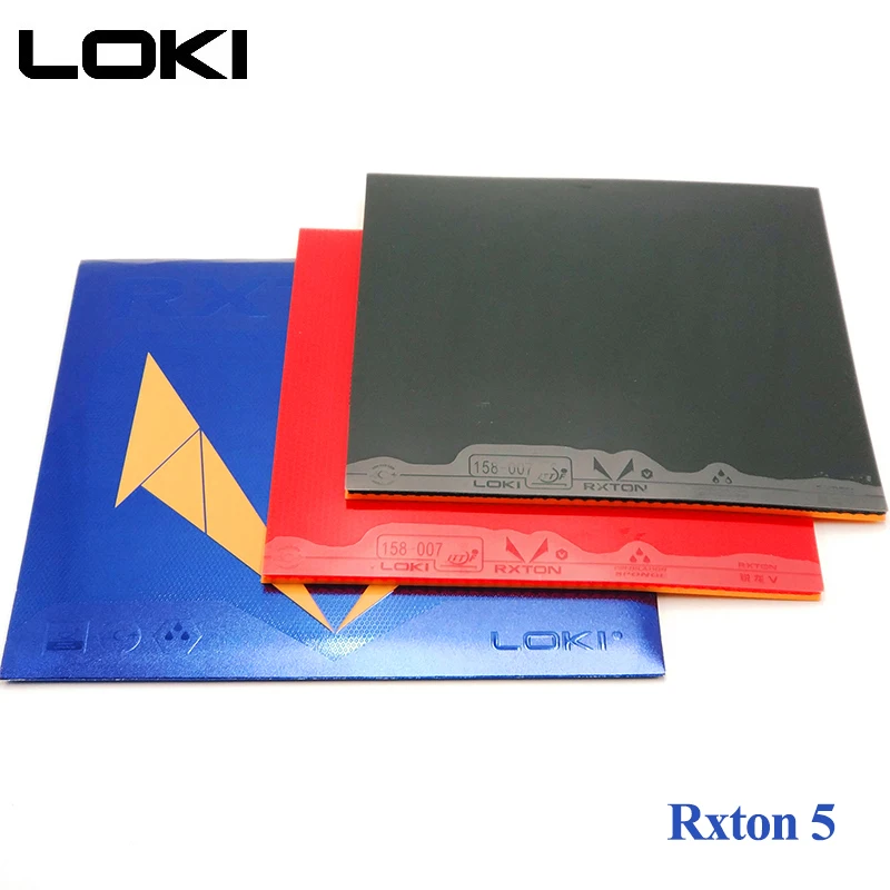 LOKI RXTON серия ITTF одобренная резиновая красная Пипса для настольного тенниса в жесткой липкой резиновой губке для пинг-понга для быстрой атаки/петли/контроль