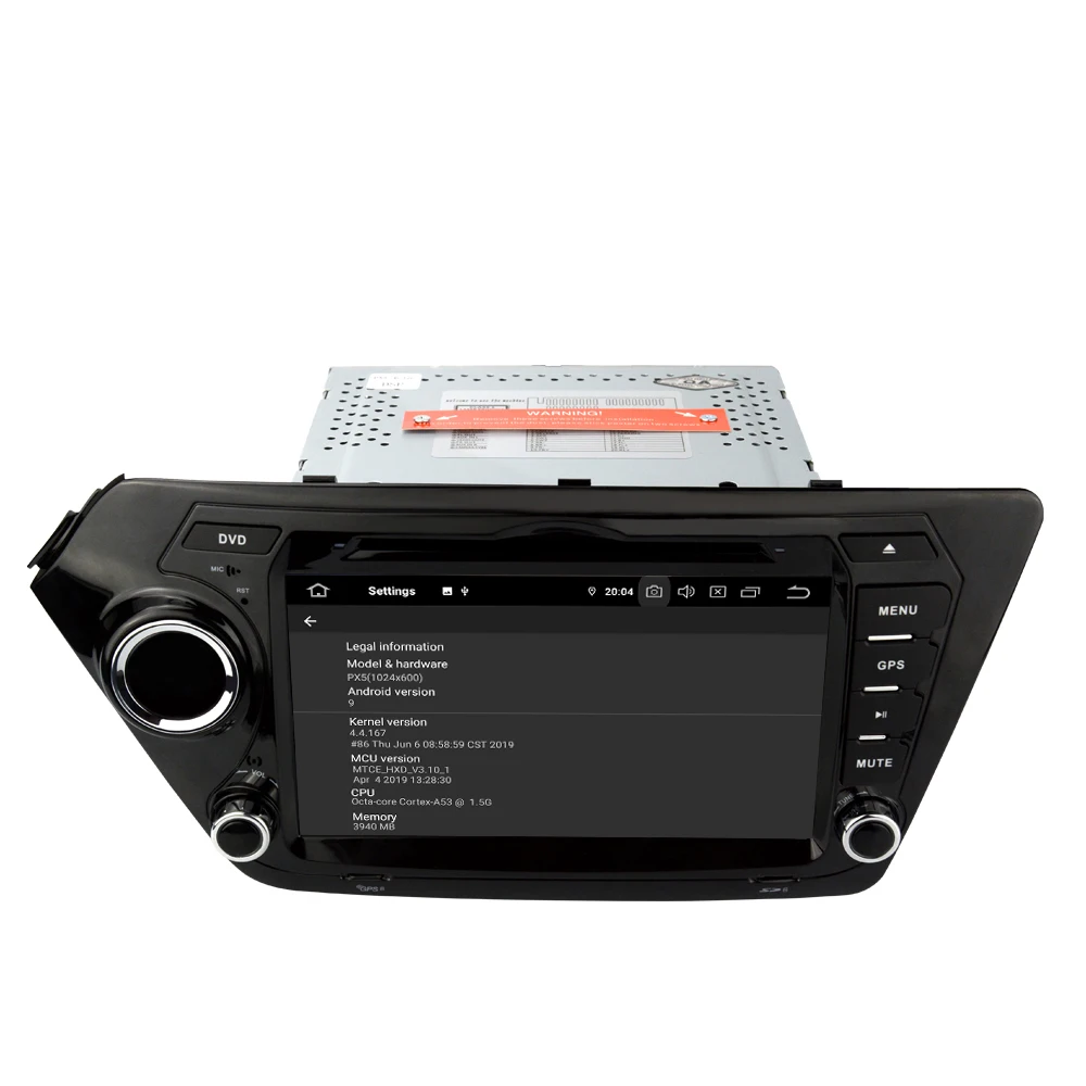 EKIY ips 2Din Android 9,0 автомобильный dvd-плеер радио для KIA K2 Rio 2010 2011 2012 2013 gps Navi Мультимедиа Стерео