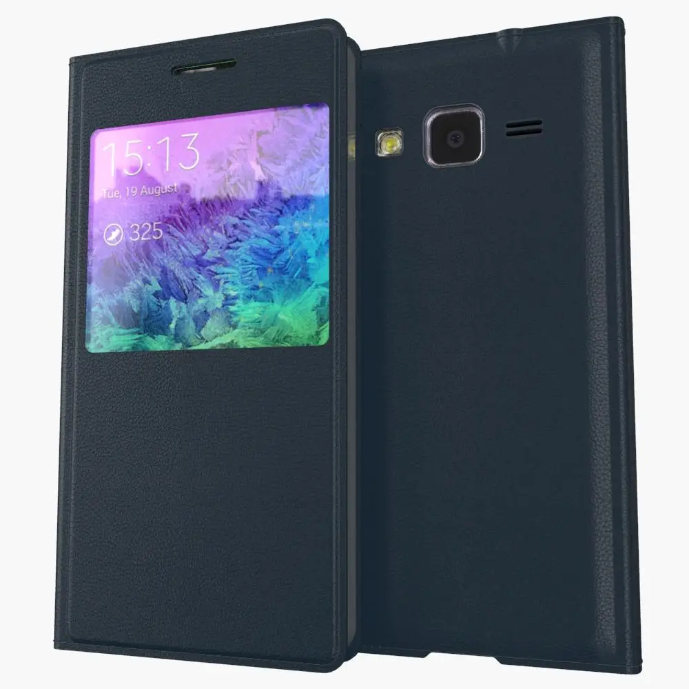 Чехол с окошком обзора для samsung Galaxy Core Prime LTE G360F G360H G360 G3606 G3608 G3609 кожаный чехол