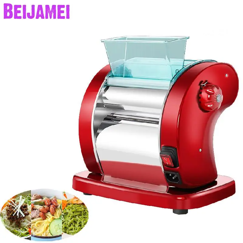 

BEIJAMEI Household Pasta Noodle Maker Machine Commercial Electric Spaghetti Making Machine