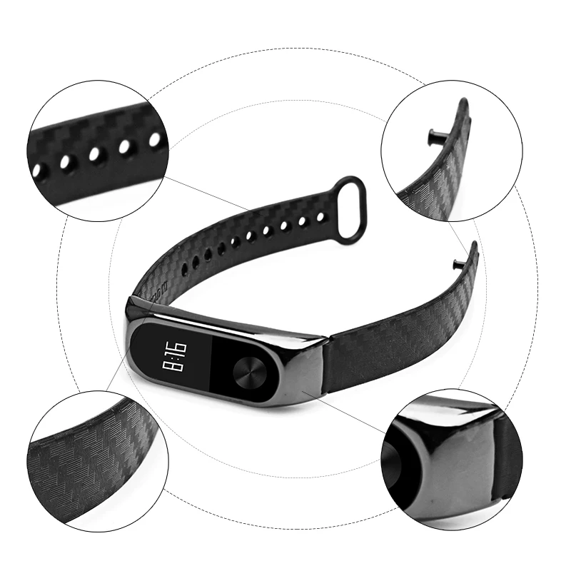 Цветной ремешок mi band 2, волоконные силиконовые ремешки со стальным металлическим чехлом, чехол с покрытием, регулируемый ремешок на запястье для xiaomi mi 2 band