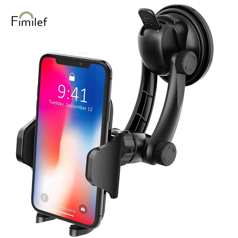 Автомобильный держатель для телефона Fimilef Samsung S9 S8 Note на лобовое стекло 360