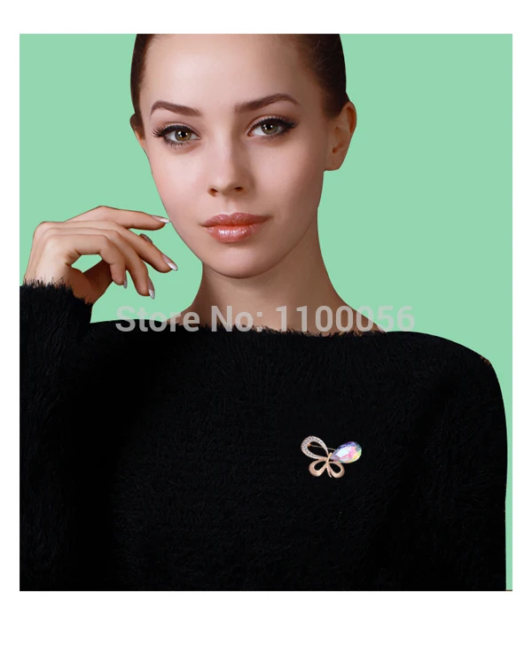 Бесплатная доставка модные ювелирные украшения посеребренные свадебные броши