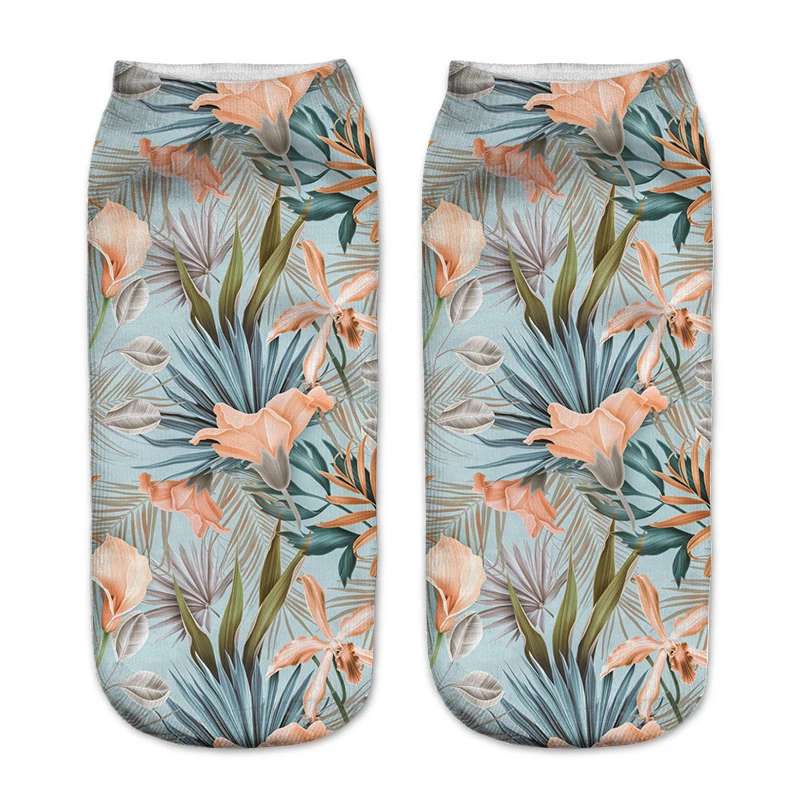 Носки унисекс с 3d принтом в виде кленового листа модные женские носки для мужчин