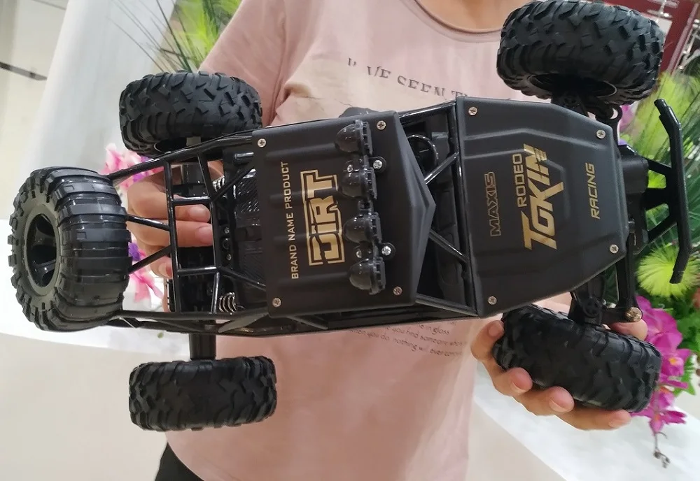RC Car 1/12 4WD Rock Crawlers 4x4 вождение автомобиля двойной двигатель Бигфут автомобиль с