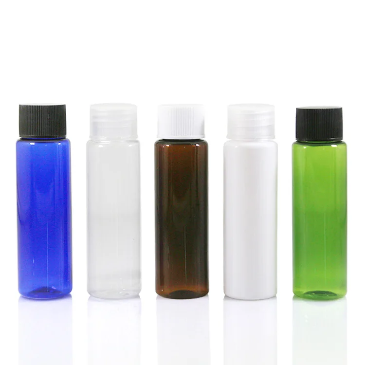 Бутылочка ПЭТ лосьона 30 мл жидкая разделяющая пластиковые колбы с пробкой