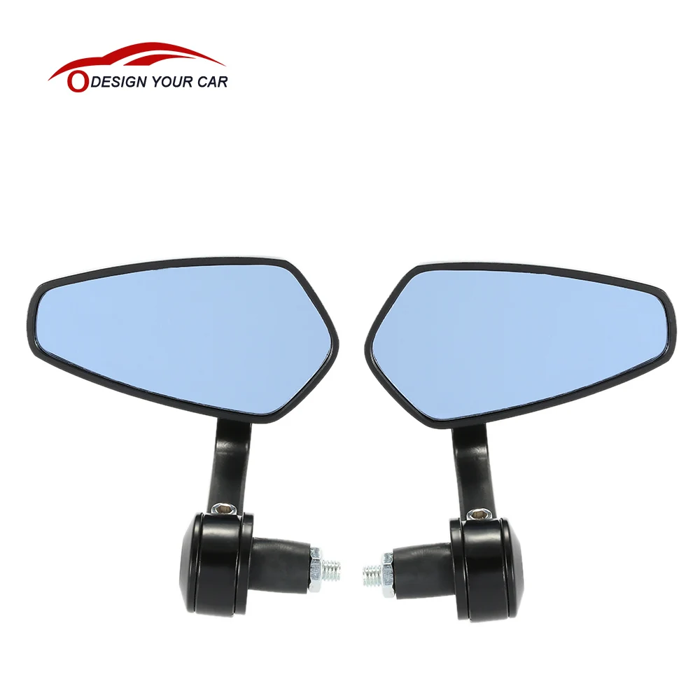 Одна пара мотоциклетных наконечников зеркала заднего вида 7/8 дюйма ручка 360