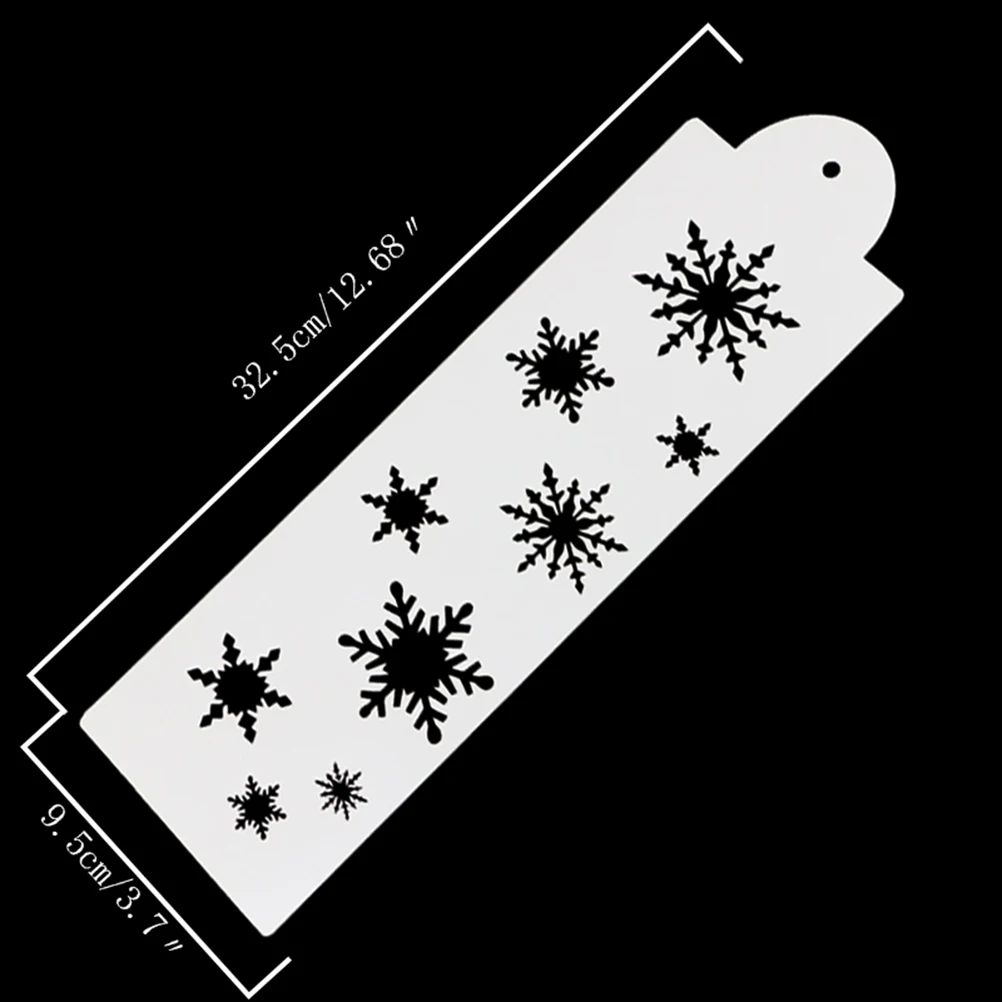 Новый Торт-Снежинка трафарет форма для выпечки спрей формы