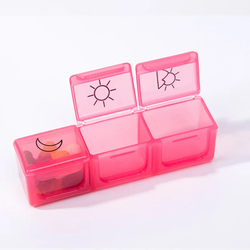 Newly Pill Storage Box Medicine Case 7 Day Organizer 21 Compartments 3 Times For Travel JLRD 2018 | Красота и здоровье