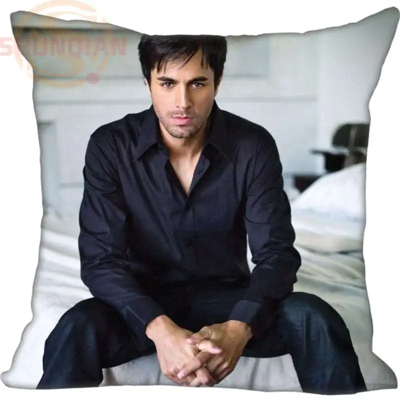 10 Декоративная Наволочка на заказ Enrique Iglesias квадратная Наволочка на молнии с принтом вашего изображения 20X20 см, 35X35 см, 40x40 см - Цвет: 10