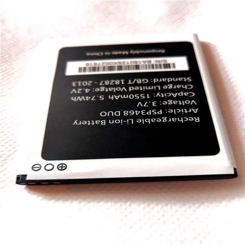 Новый Батарея для PSP3468 Duo 1550 мАч Замена телефон мобильного телефона Prestigio мудрый OK3