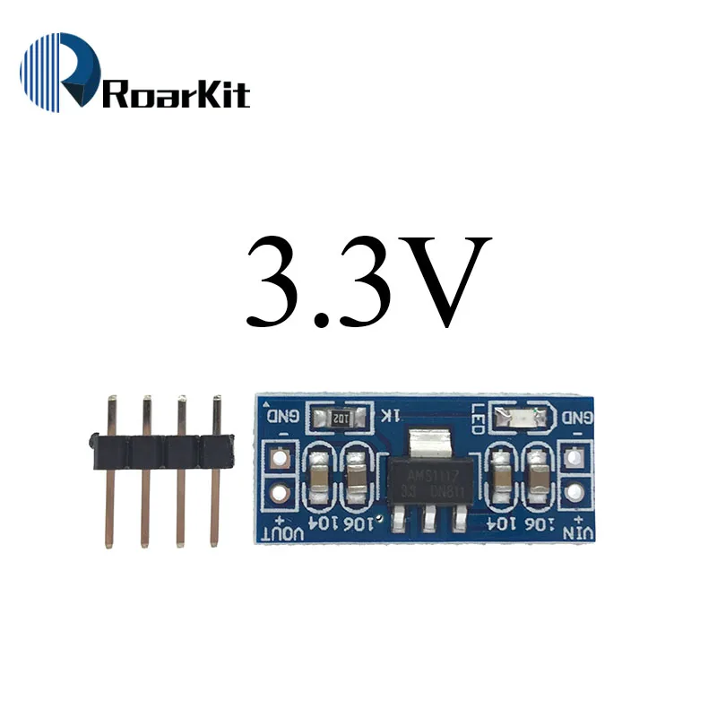 AMS1117 3,3 V 5V DC-DC понижающий модуль источника питания с AMS1117-5.0V Мощность понижающий модуль AMS1117-3.3V LDO 800MA