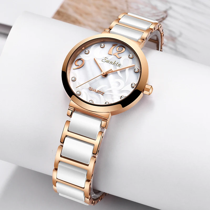 

SUNKTA 2019 Top Brand Luxury Quartz Women Watches Waterproof Fashion Casual Simple Watches Women Girl Clock Relogio Feminino+Box