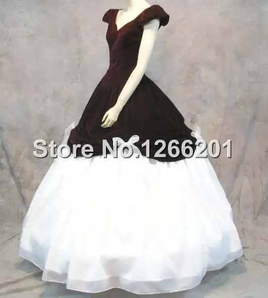 Фиолетовое/синее платье из тафты 2 предметов костюм в стиле Ренессанс сатиновое