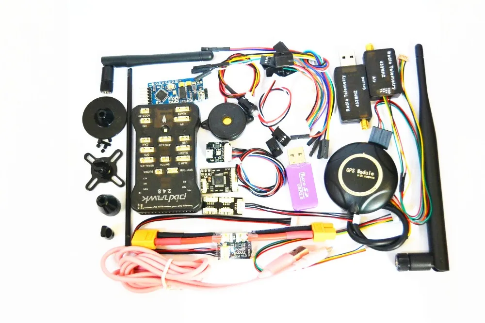 Контроллер полета Pixhawk PX4 PIX 2.4.8 32 бит + 433/915 Телеметрия M8N GPS Minim OSD PM