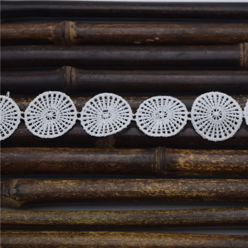 Длина 70 ярдов кружево отделка венозом/Венеция кружевная вышивка цветы свадебная