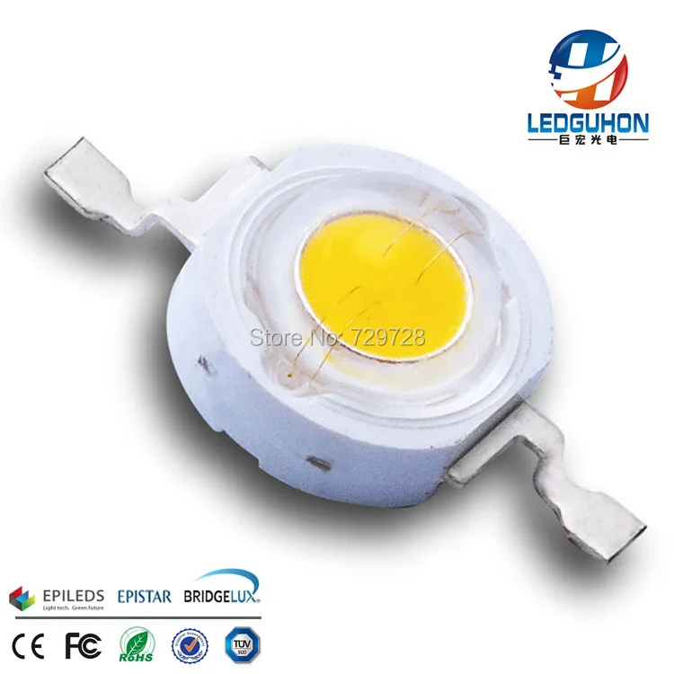 Светодиоды Epileds high CRI (более 90) теплый белый высокая мощность 3 Вт|3w power led|3w leddiode led |