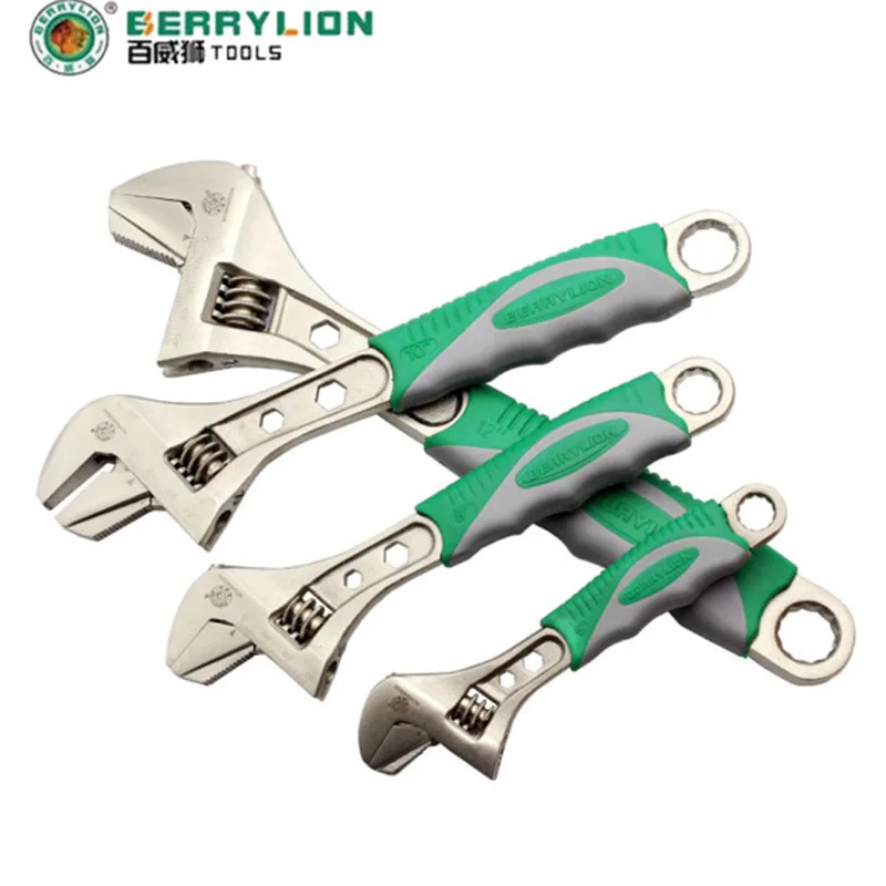 BERRYLION 6 ''/8''/10 '཈'' гаечный ключ набор инструментов Регулируемый