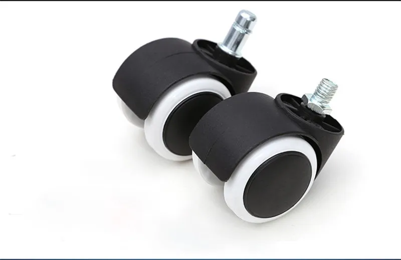 5 шт. офисное кресло нейлоновое колесо мебельные ролики резьбовые и застрявшие