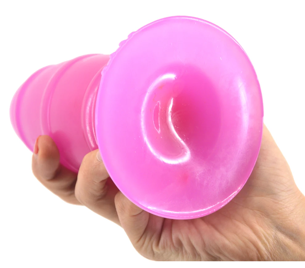 Анальная пробка FAAK большой анальный фаллоимитатор на присоске с бамбуковым