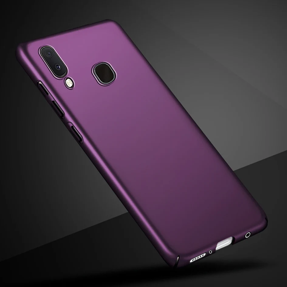 Для samsung Galaxy A20e A20s A20 чехол матовый Жесткий PC пластик задняя крышка для samsung A 20 20s 20e A202 A205 A207 чехол для телефона
