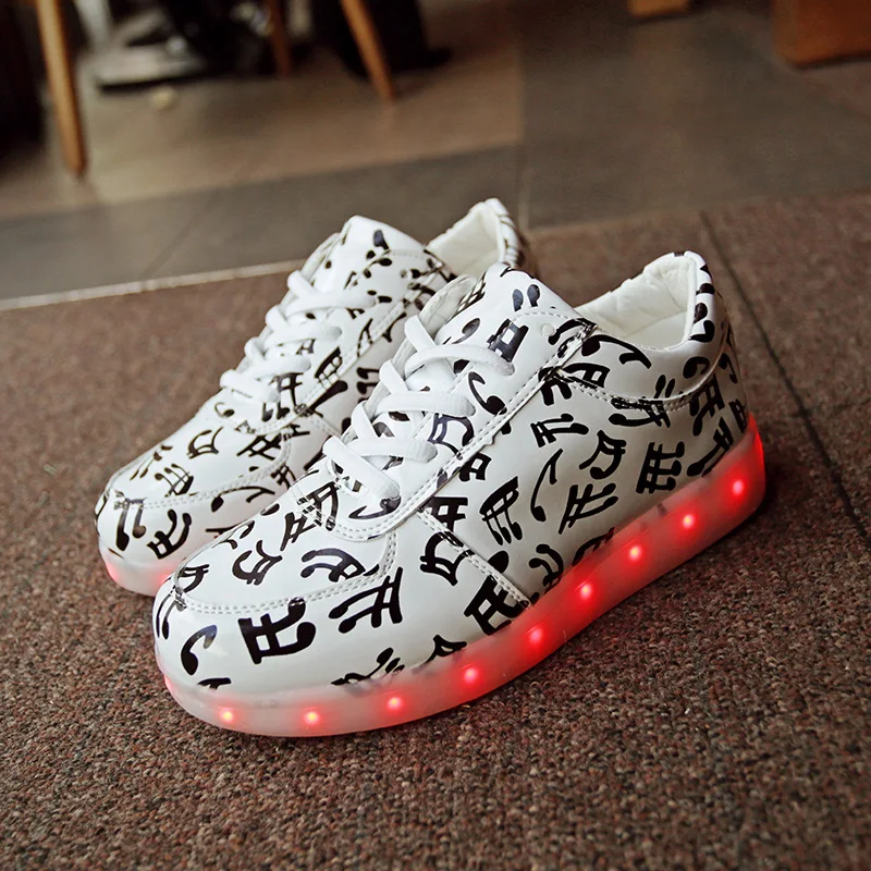 USB Перезаряжаемые Schoenen Мужская повседневная обувь Подсвечиваемые женские