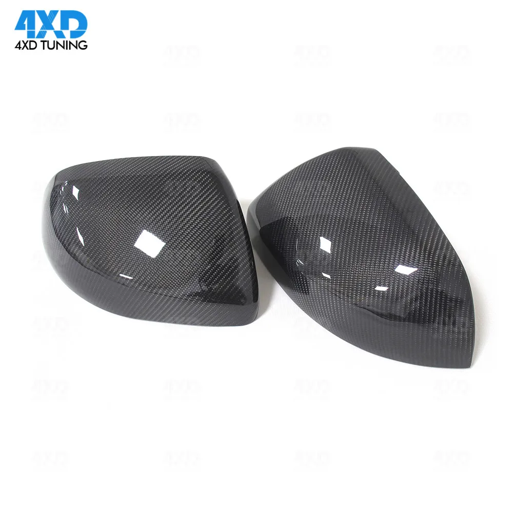 Углеродное зеркало заднего вида без и с светодиодный светильник Стайлинг для