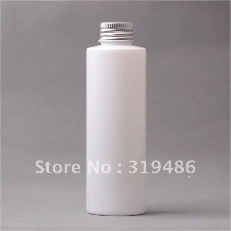

300pcs/lot 150ml White plastic Bottle with aluminum cap ,FWI21