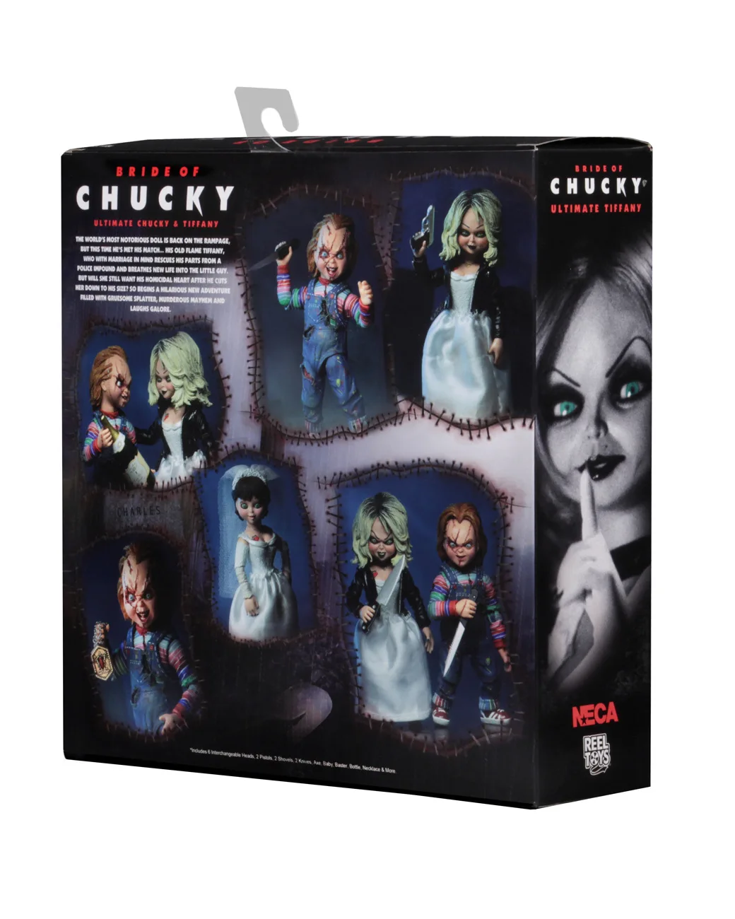 Фильм детская игра NECA Невеста Чаки Ultimate, на каблуке-столбике и Тиффани Виниловая фигурка кукол игрушки