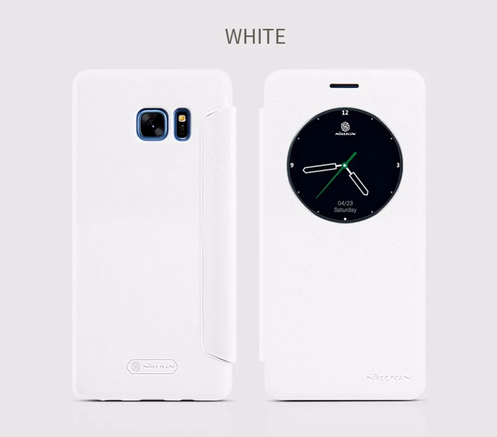 Чехол для телефона Samsung Galaxy Note fe Nillkin Sparkle ультра тонкий кожаный чехол откидная
